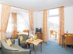 Zimmer im Bad Kissinger Hotel Erika